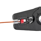 KNIPEX PreciStrip16 Automatische afstriptang Zwart/rood, geïntegreerde draadsnijder