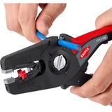 KNIPEX PreciStrip16 Automatische afstriptang Zwart/rood, geïntegreerde draadsnijder