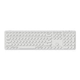 Keychron B5 Pro-K8 toetsenbord Wit, US lay-out (QWERTY), Scissor switches, 100%, ABS keycaps, 2.4 GHz / Bluetooth / USB