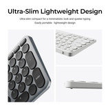 Keychron B5 Pro-K8 toetsenbord Wit, US lay-out (QWERTY), Scissor switches, 100%, ABS keycaps, 2.4 GHz / Bluetooth / USB
