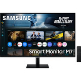 Samsung Smart Monitor M7 S32FM702UU 32" 4K Ultra HD Zwart, 2x HDMI, 1x USB-C, 2x USB-A, HDMI, USB, Wifi, Bluetooth, Audio, Tizen