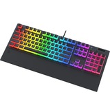 SilentiumPC GK650K Omnis Kailh Brown RGB Pudding Edition, gaming toetsenbord Zwart, US lay-out, Kailh Brown