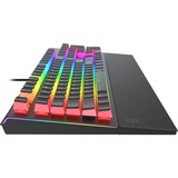 SilentiumPC GK650K Omnis Kailh Brown RGB Pudding Edition, gaming toetsenbord Zwart, US lay-out, Kailh Brown