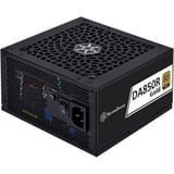 SilverStone SST-DA850R-GMA, 850 Watt voeding  Zwart, 1x 12VHPWR, 4x PCIe, Kabel-Management