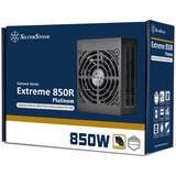SilverStone SST-EX850R-PM 850W voeding  Zwart, Kabelmanagement, 2x PCIe, 1x 12VHPWR