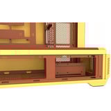 Thermaltake View 600 TG Butter Caramel big tower behuizing Geel | 2x USB-A | 1x USB-C | Tempered Glass