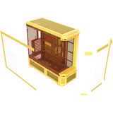 Thermaltake View 600 TG Butter Caramel big tower behuizing Geel | 2x USB-A | 1x USB-C | Tempered Glass