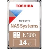 Toshiba N300 14 TB harde schijf SATA/600, 24/7, Retail