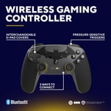 Trust GXT 542BM Muta Draadloze gamecontroller Grijs/zwart, Windows, iOS, Android, 2.4 GHz / Bluetooth / USB-C