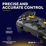 Trust GXT 542BM Muta Draadloze gamecontroller Grijs/zwart, Windows, iOS, Android, 2.4 GHz / Bluetooth / USB-C