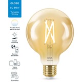 WiZ Filament amber G95 E27 ledlamp Wifi + Bluetooth protocol