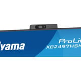 iiyama ProLite XB2497HSNH-B1 23.8" monitor Zwart, HDMI, DisplayPort, LAN, Audio, USB-C, Webcam