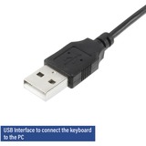 ACT Connectivity Business toetsenbord USB US lay-out, Membraan