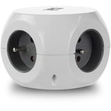 ACT Connectivity Stekkerdoos cube met 3 stopcontacten, USB-A-poorten, 1,5m (België) stekkerdoos Wit