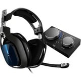 ASTRO Gaming A40 TR headset + MixAmp Pro TR over-ear gaming headset Zwart/blauw, Pc, Mac, PlayStation 3, Playstation 4