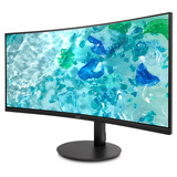 Acer Vero CB343CUR J0 34" Curved UltraWide monitor Zwart, 2x HDMI, 1x DisplayPort, Audio, LAN, USB, 120 Hz