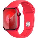 Apple Watch Series 9 smartwatch Rood/rood, Aluminium, 41 mm, Sportbandje (S/M)