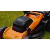 BLACK+DECKER BEMWP340 grasmaaier Oranje/zwart, 34 cm, 1400W