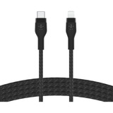 Belkin BOOSTCHARGE PRO Flex USB-C-kabel met Lightning-connector Zwart, 2 m