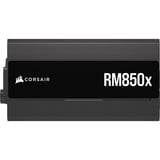 Corsair RM850x, 850 Watt voeding  Zwart, 1x 12VHPWR, 3x PCIe, kabelmanagement