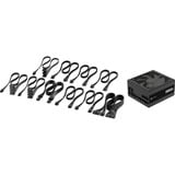 Corsair RM850x, 850 Watt voeding  Zwart, 1x 12VHPWR, 3x PCIe, kabelmanagement