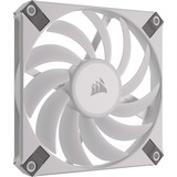 Corsair iCUE AF120 RGB SLIM 120 mm Duoset case fan Wit, 4-pins PWM fan-connector, Incl. Lighting Node CORE