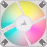 Corsair iCUE AF120 RGB SLIM 120 mm Duoset case fans Wit, 2 stuks, 120 x 120 x 15 mm, PWM, Incl. Lighting Node CORE