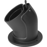 Deltaco EV-5103 Muurbeugel voor Type 2 haakse laadconnector houder Zwart