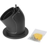 Deltaco EV-5103 Muurbeugel voor Type 2 haakse laadconnector houder Zwart
