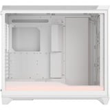 Fractal Design Meshify 3 XL Ambience Pro RGB Clear Tint big tower behuizing Wit | 2x USB-A | 1x USB-C | RGB | Tempered Glass