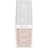 Fractal Design Meshify 3 XL Ambience Pro RGB Clear Tint big tower behuizing Wit | 2x USB-A | 1x USB-C | RGB | Tempered Glass