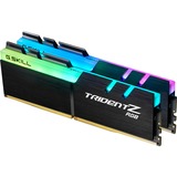 G.Skill 64 GB DDR4-4400 Kit werkgeheugen Zwart, F4-4400C19D-64GTZR, Trident Z RGB, XMP