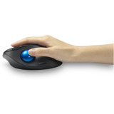 Kensington Pro Fit Ergo TB450 Trackball Zwart, 400 - 1600 DPI, Bluetooth, 2.4 GHz