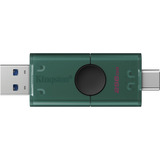 Kingston DataTraveler Duo 256 GB usb-stick Groen/zwart, DTDEG2/256GB