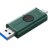 Kingston DataTraveler Duo 256 GB usb-stick Groen/zwart, DTDEG2/256GB