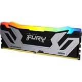 Kingston FURY 24 GB DDR5-8400 (1x 24 GB) werkgeheugen Zilver/zwart, KF584CU40RSA-24, Renegade Silver RGB, XMP 3.0