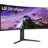 LG UltraGear 34GP63AP-B 34" Curved UltraWide gaming monitor Zwart, 2x HDMI, 1x DisplayPort, 160 Hz