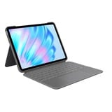 Logitech Combo Touch iPad Air 11" (M2), iPad Air (4e en 5e generatie - 2020, 2022) Keyboard Case Zwart, US-International lay-out (QWERTY), 75%