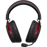 MCHOSE V9 Pro Wireless  over-ear gaming headset Zwart/rood, PC / laptop / Playstation / Switch / Smartphone, 2.4G / Bluetooth / Wired / Type-C