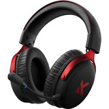 MCHOSE V9 Pro Wireless  over-ear gaming headset Zwart/rood, PC / laptop / Playstation / Switch / Smartphone, 2.4G / Bluetooth / Wired / Type-C