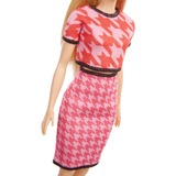Mattel Barbie Fashionistas #169 - Houndstooth crop top and skirt Pop 