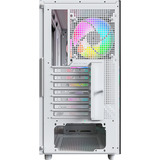 Montech XR Wood midi tower behuizing Wit | 1x USB-A | 1x USB-C | RGB | Window