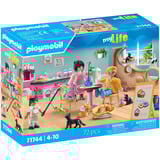 PLAYMOBIL My Life - Kattencafé Constructiespeelgoed 71744