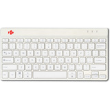 R-Go Tools Compact Break, toetsenbord Wit, US lay-out, Scissor switches, Bluetooth 5.0