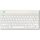 R-Go Tools Compact Break ergonomisch toetsenbord Wit, US lay-out, Scissor switches, Bluetooth 5.0