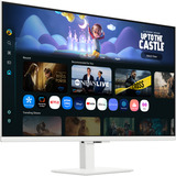 Samsung Smart Monitor M5 S32FM501EU 31.5" Wit, 2x HDMI, 2x USB-A, Wi-Fi 5