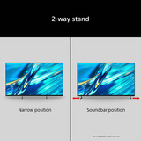 Sony Bravia 3 II K-65XR32M2 65" 4K Ultra HD Led-tv Zwart, 4x HDMI, Audio, LAN, Wi-Fi 6, 120 Hz