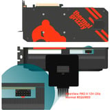 Thermal Grizzly WireView Pro II sensor Zwart, normal, 12V-2x6-Pin, USB-C