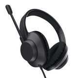 Trust Ayda Max USB ENC Pc-headset Bedraad over-ear  Zwart, USB, noise cancelling microfoon