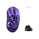 WLMouse Beast X Pro - Purple - Side Slits gaming muis Paars, 30.000 dpi, 8K